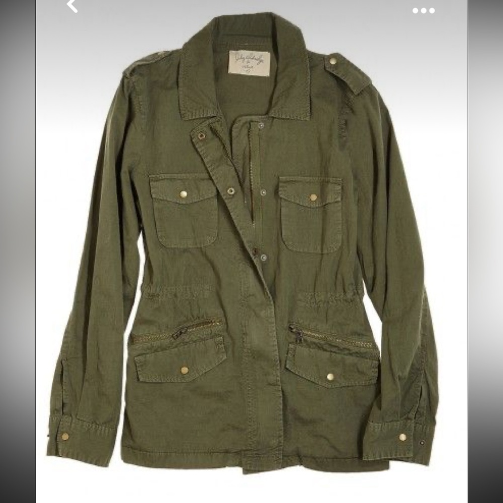 LILY ADRIDGE FOR VELVET cargo jacket size small